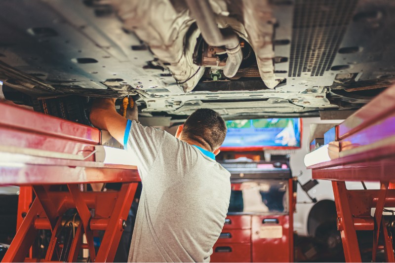 under car