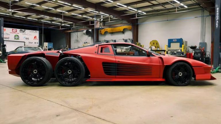 Ferrari Six-Wheeled Spectacle Descends Into Endless Drama