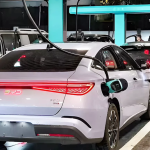 Chinese Company Tests Ultra-Fast Chargers Arranged Like Gas Station Pumps